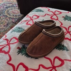 UGG Chestnut Suede Slippers